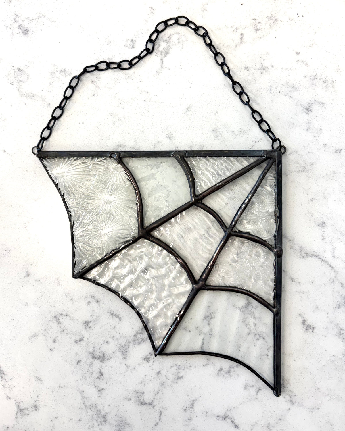 Stained Glass Spiderweb Mini-Panel Class - Saturday October 17, 10am-3pm-2