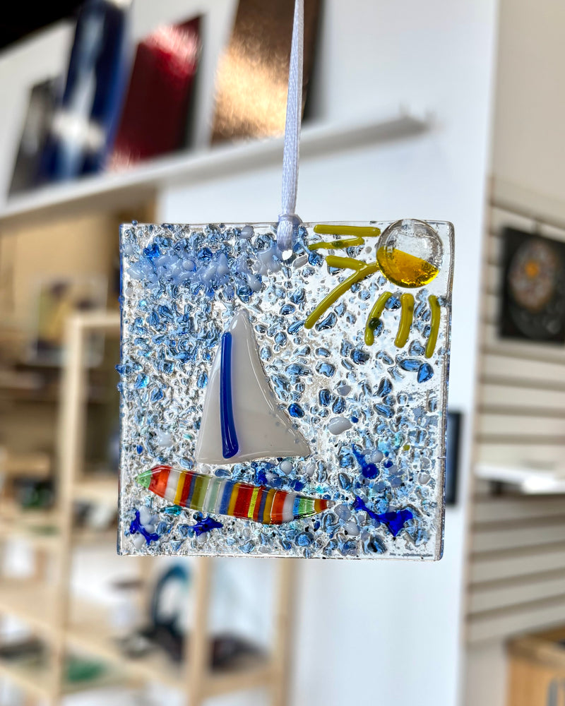 Fused Glass Holiday Ornaments Class-8