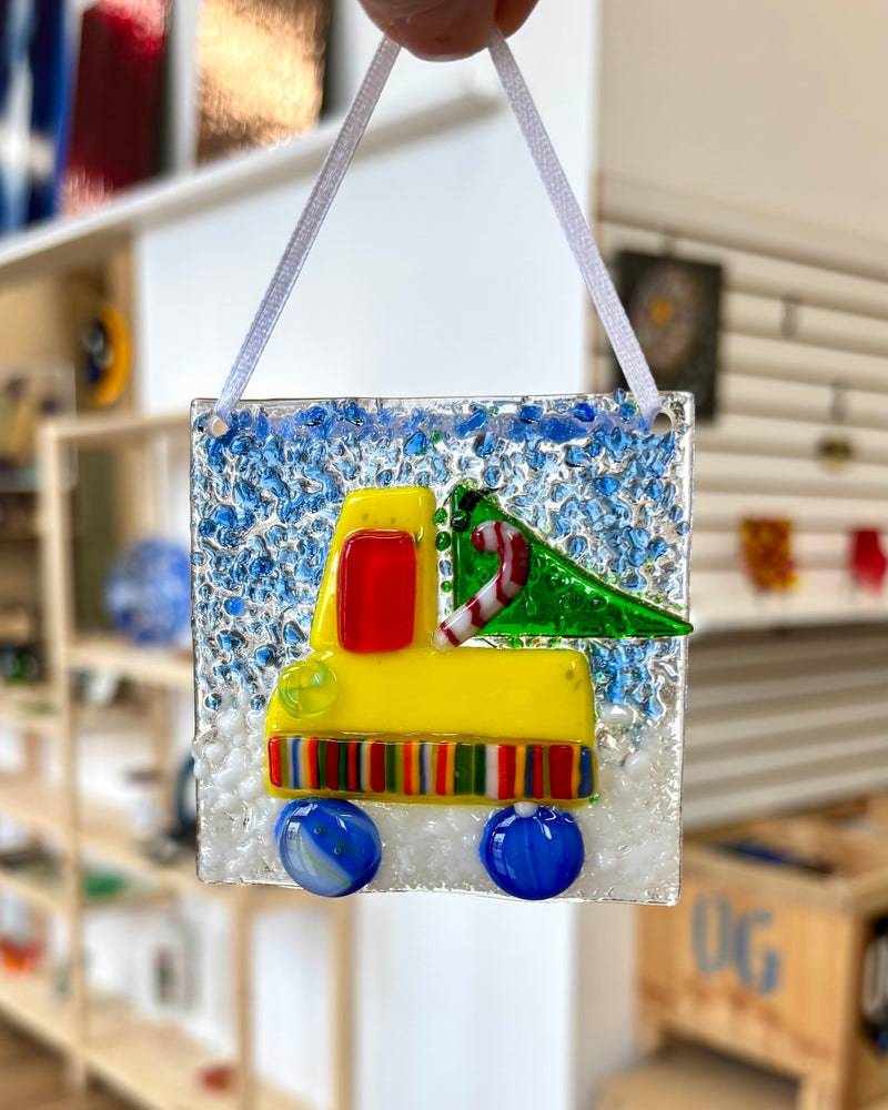 Fused Glass Holiday Ornaments Class-7