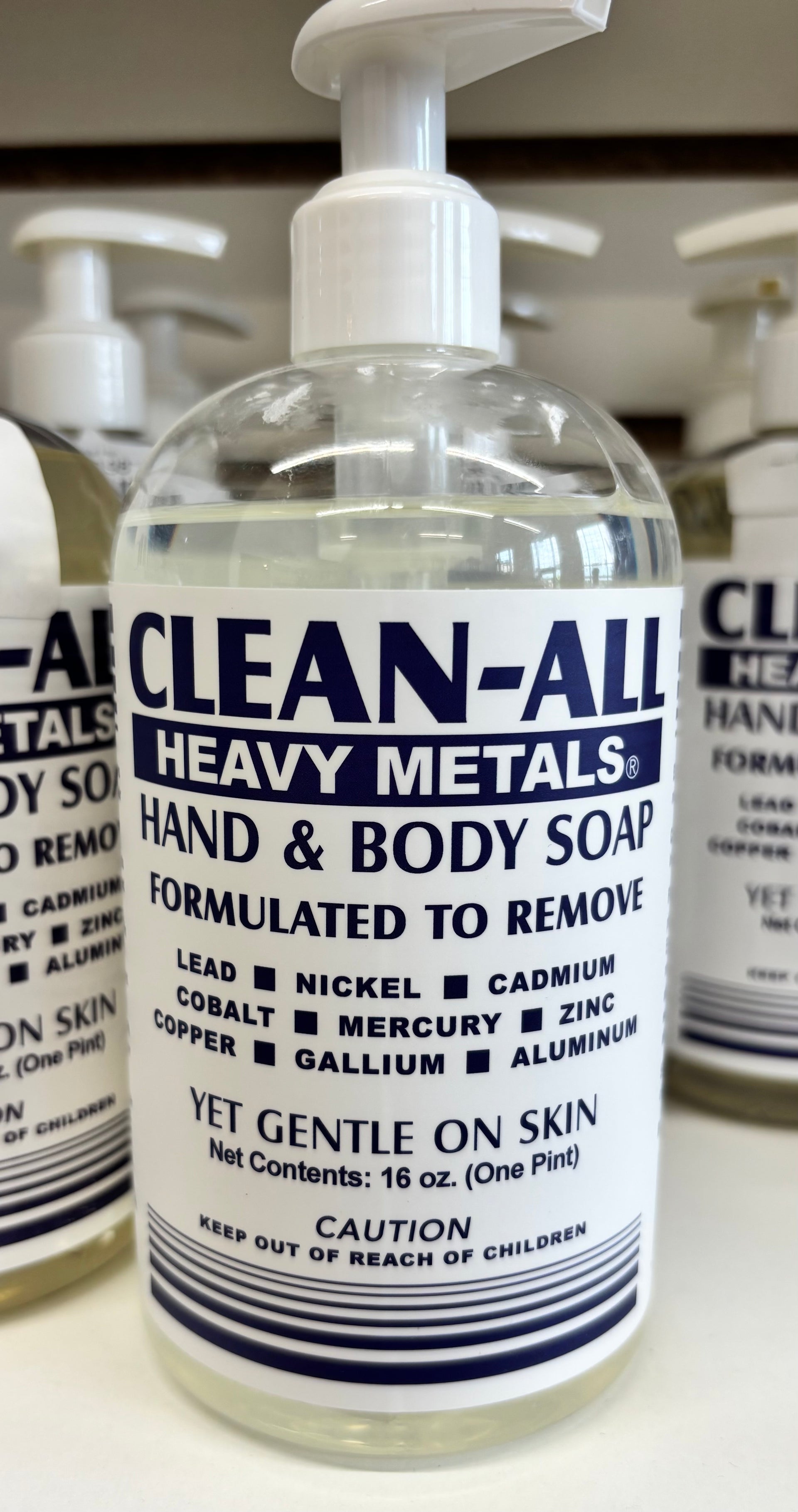 Clean-All Heavy Metals Hand and Body Soap, 16oz