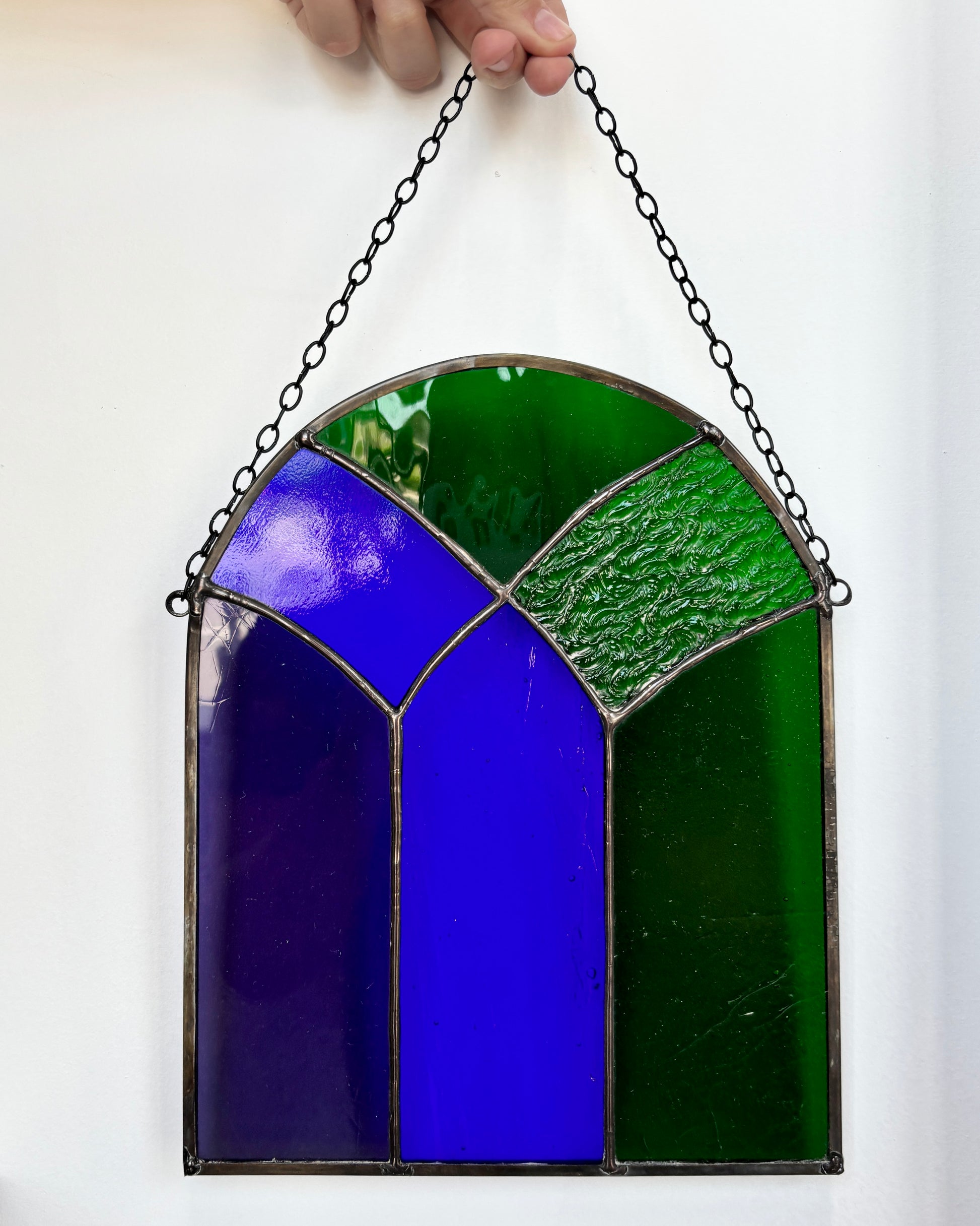 Cathedral Window Panel — Beginner Stained Glass Class-1