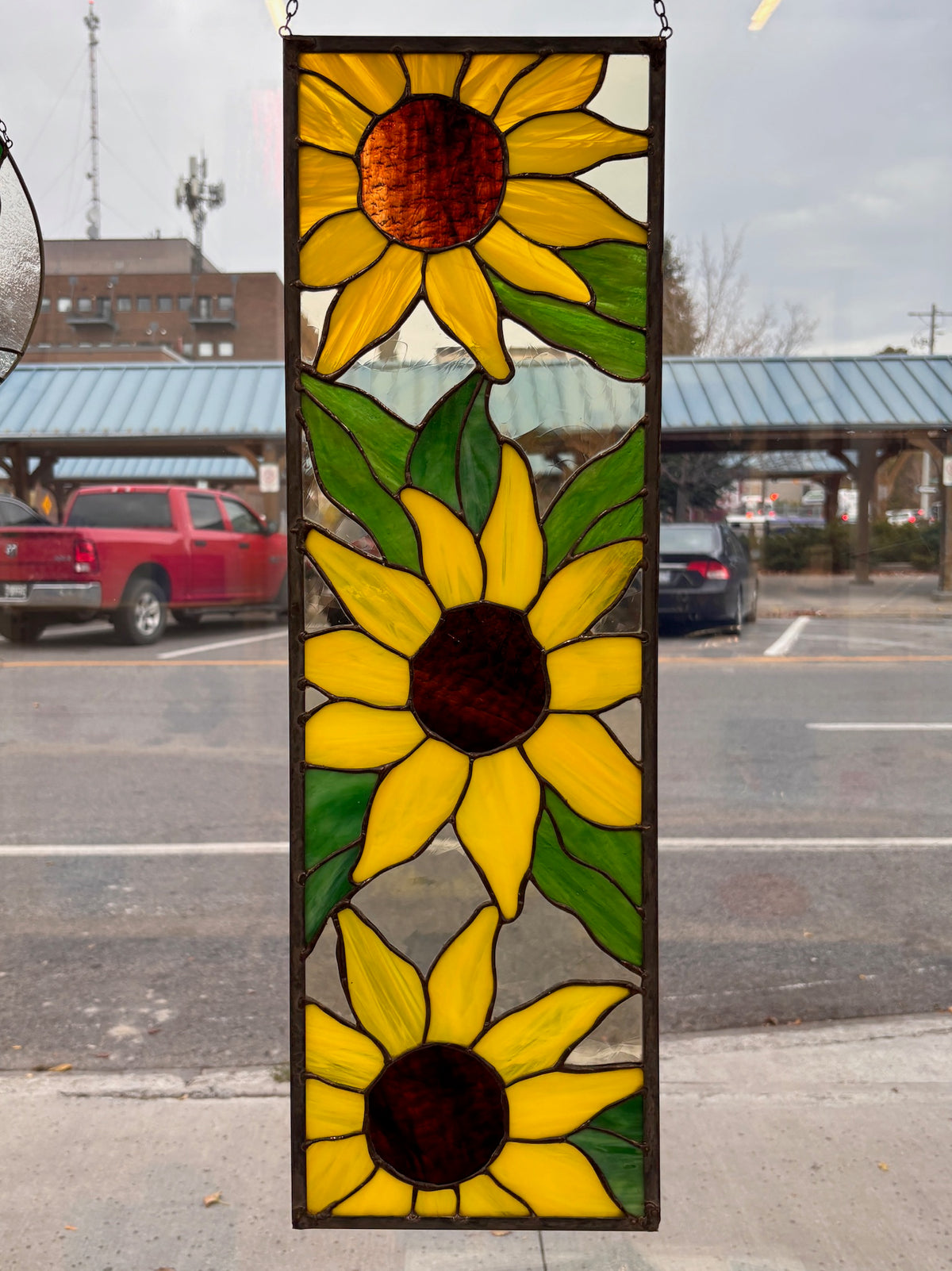 Large Sunflower Panel