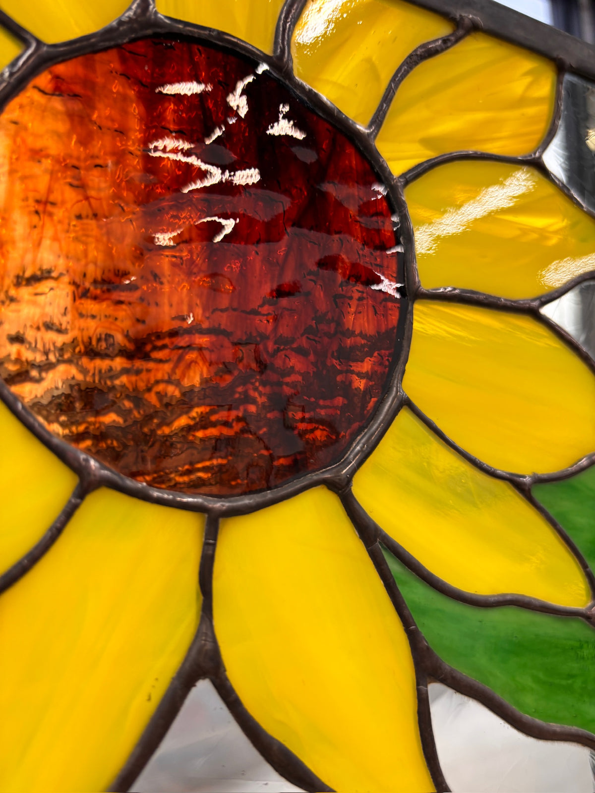 Large Sunflower Panel