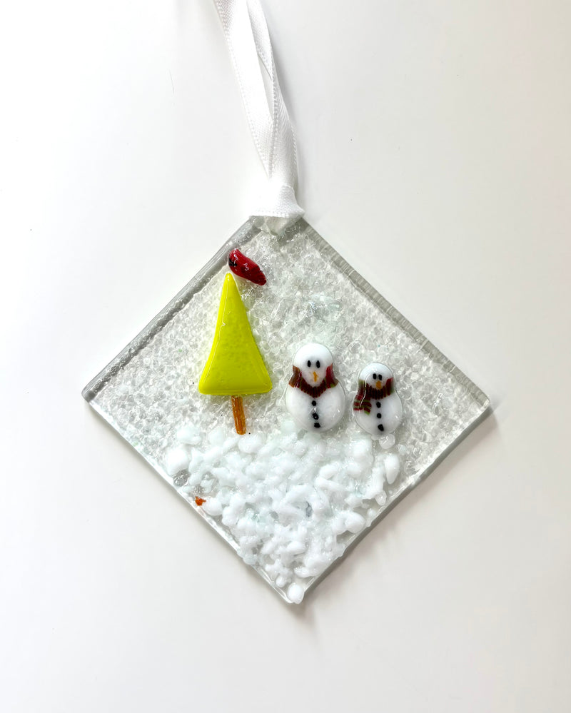 Fused Glass Holiday Ornaments Class-3