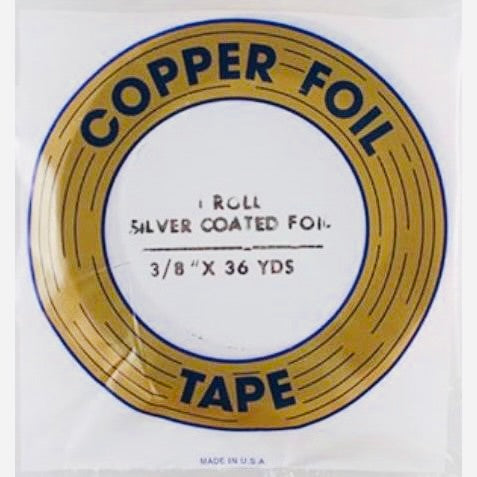 Edco Silver Back Copper Foil, 3/8”-1
