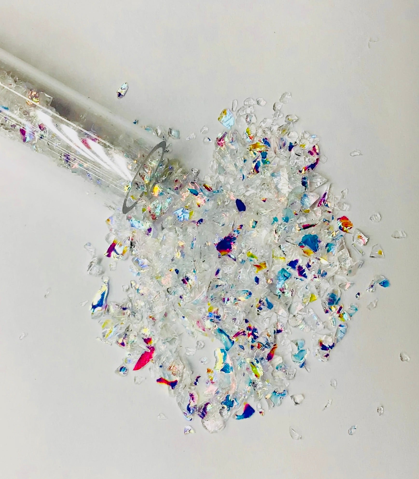 CBS Dichroic Frit, F2 Rainbow, 1oz-1
