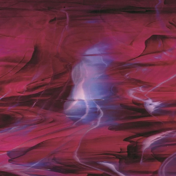 SP 349-6S. Purple/White Wispy