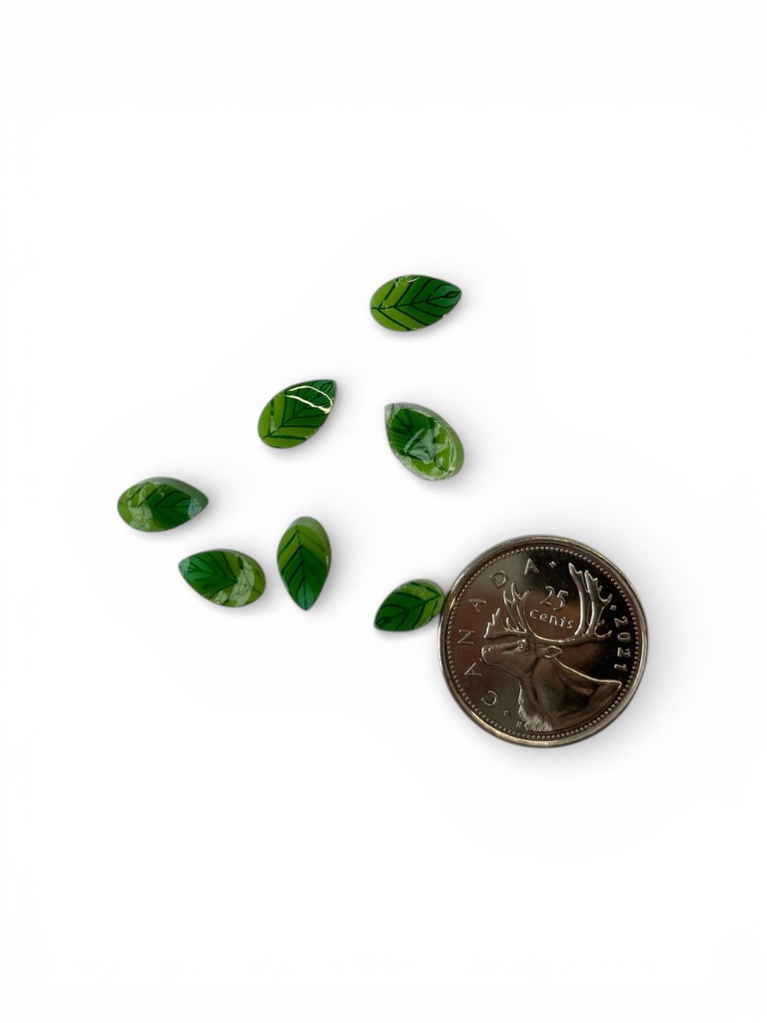 Murrine - Green Leaves
