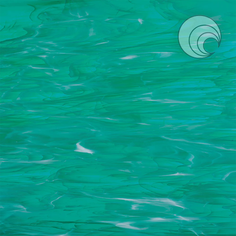 OGT 823-92S-F Teal Green/White Wispy-1