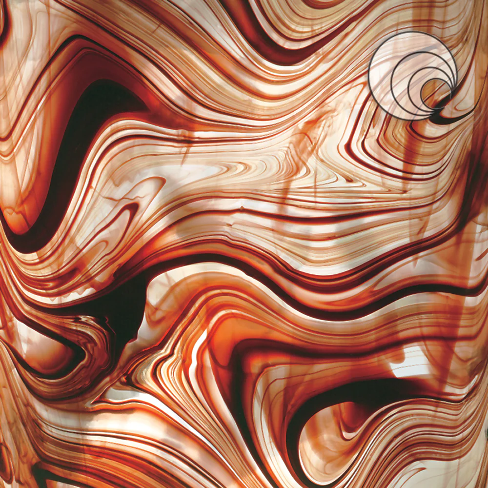 OGT BR Burgundy, Burgundy on Clear Baroque