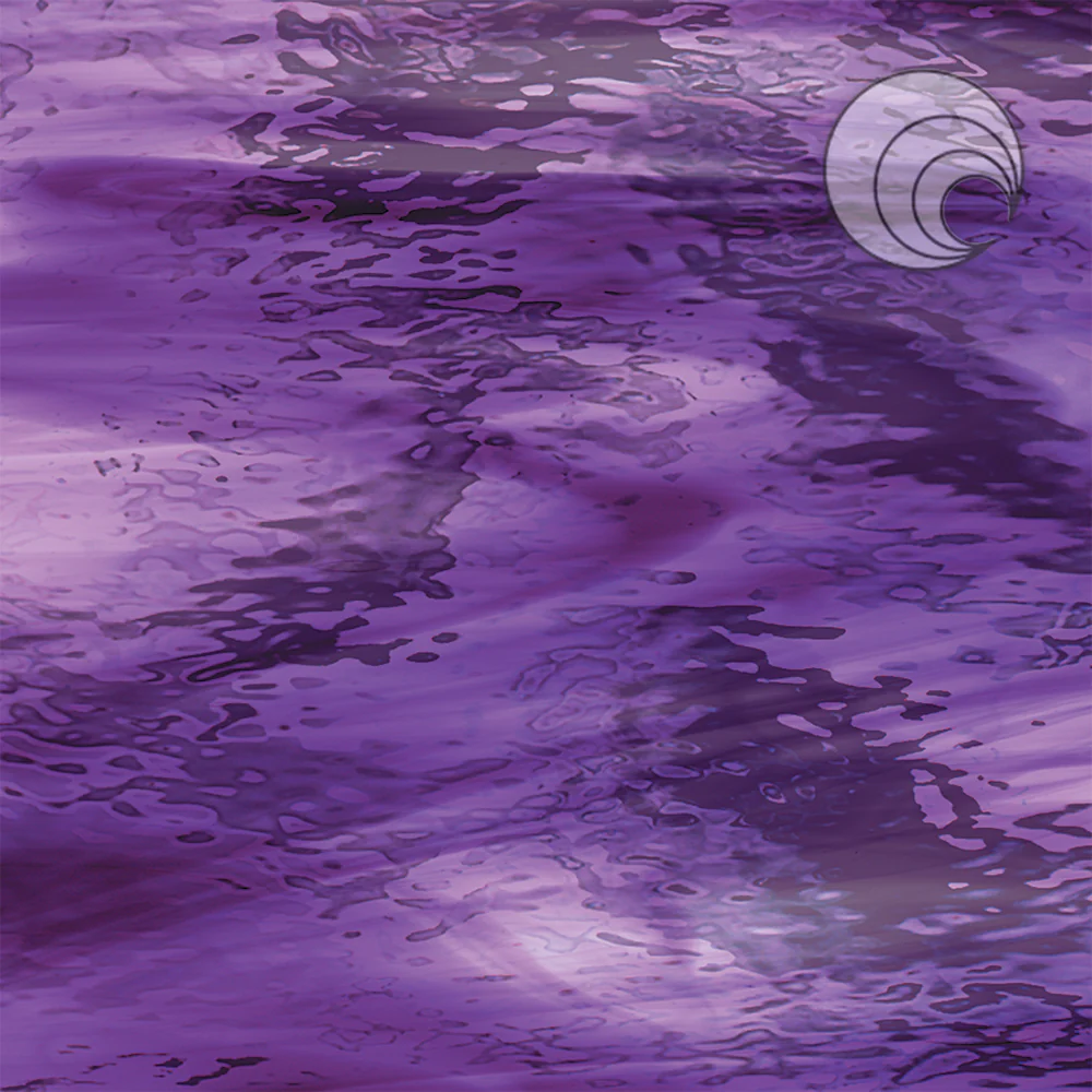 OGT 444-1W-F Deep Violet Pale Purple Waterglass-1